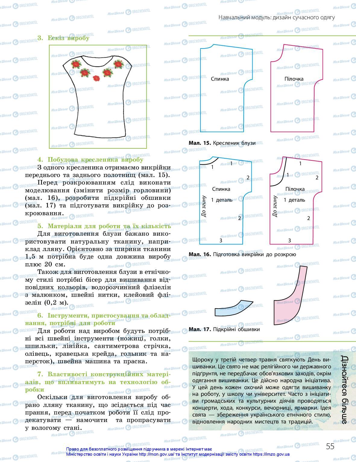 Учебники Технологии 10 класс страница 55