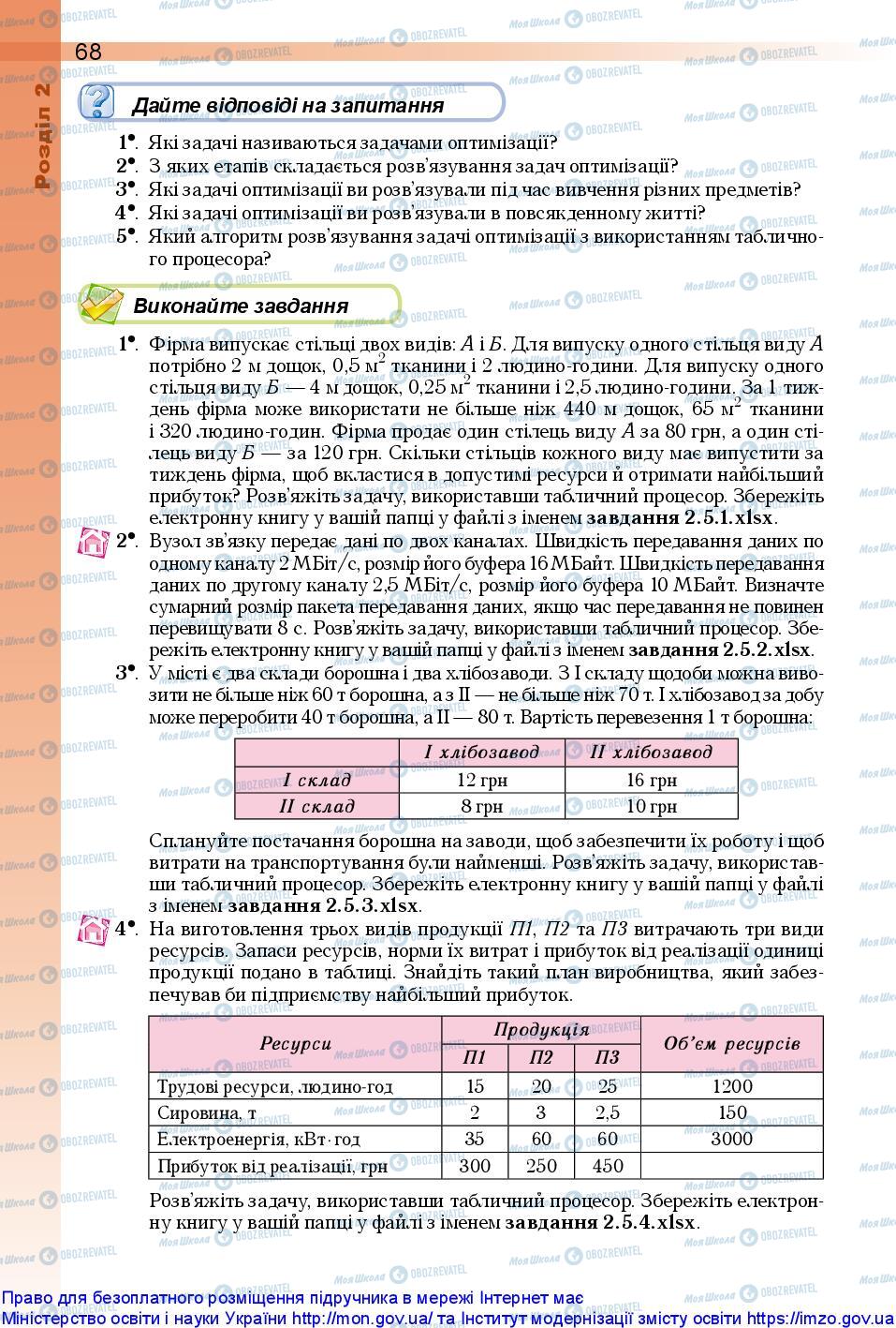 Учебники Информатика 10 класс страница 68