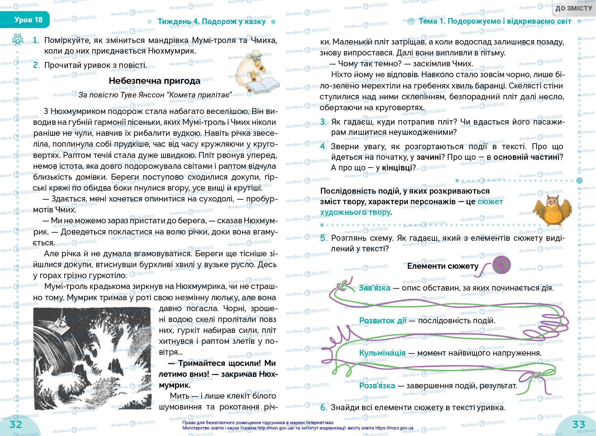 Учебники Укр мова 3 класс страница 32-33