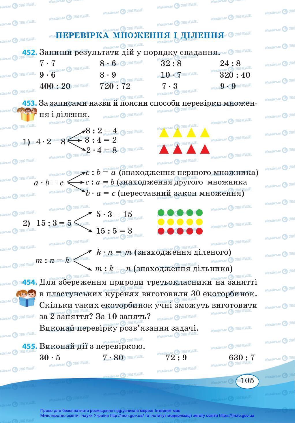 Учебники Математика 3 класс страница 105