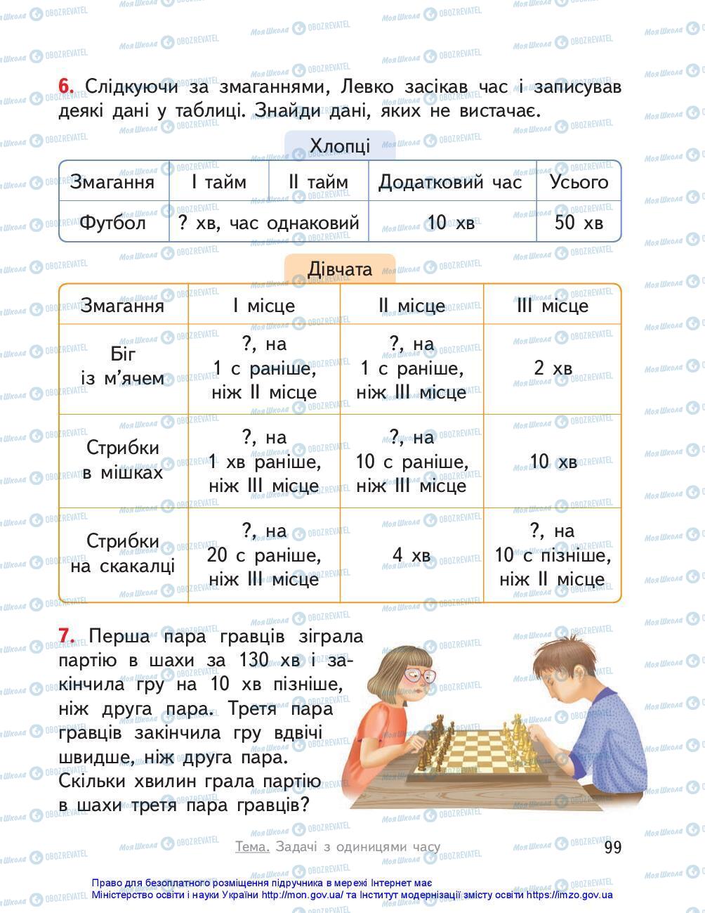 Учебники Математика 3 класс страница 99