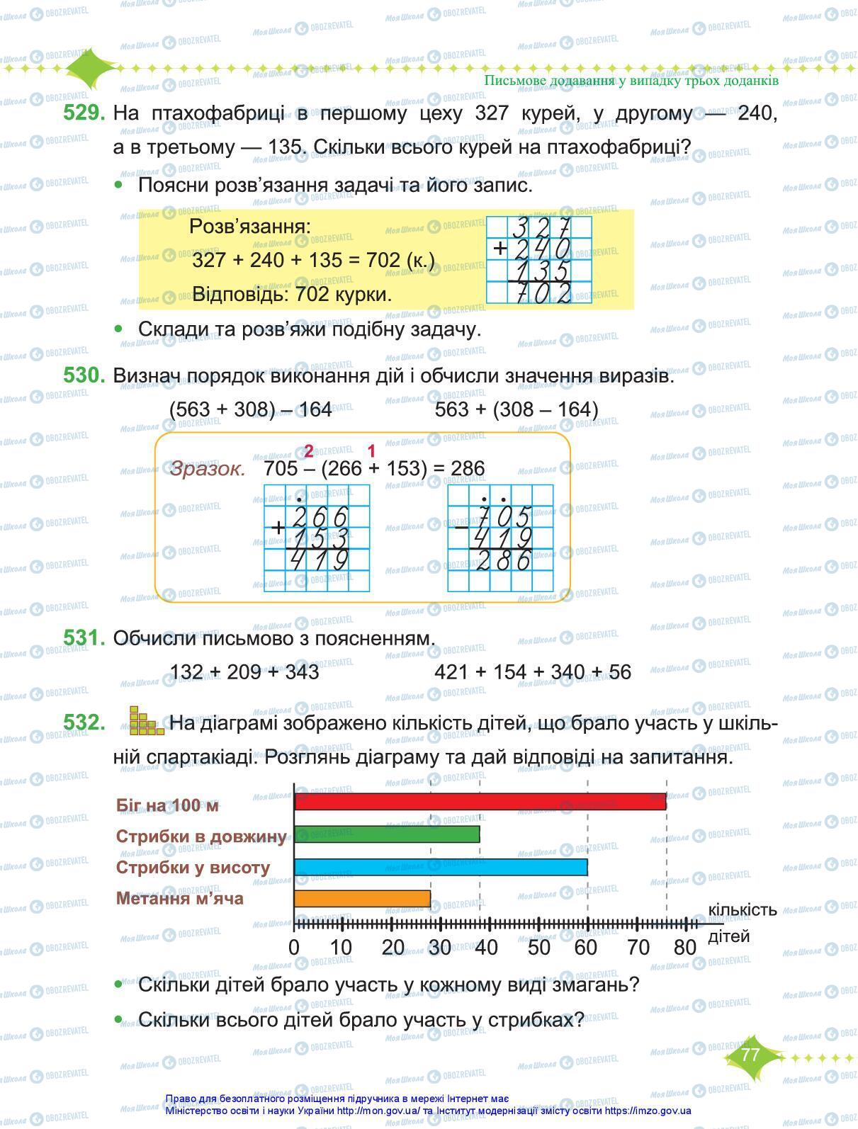 Підручники Математика 3 клас сторінка 77