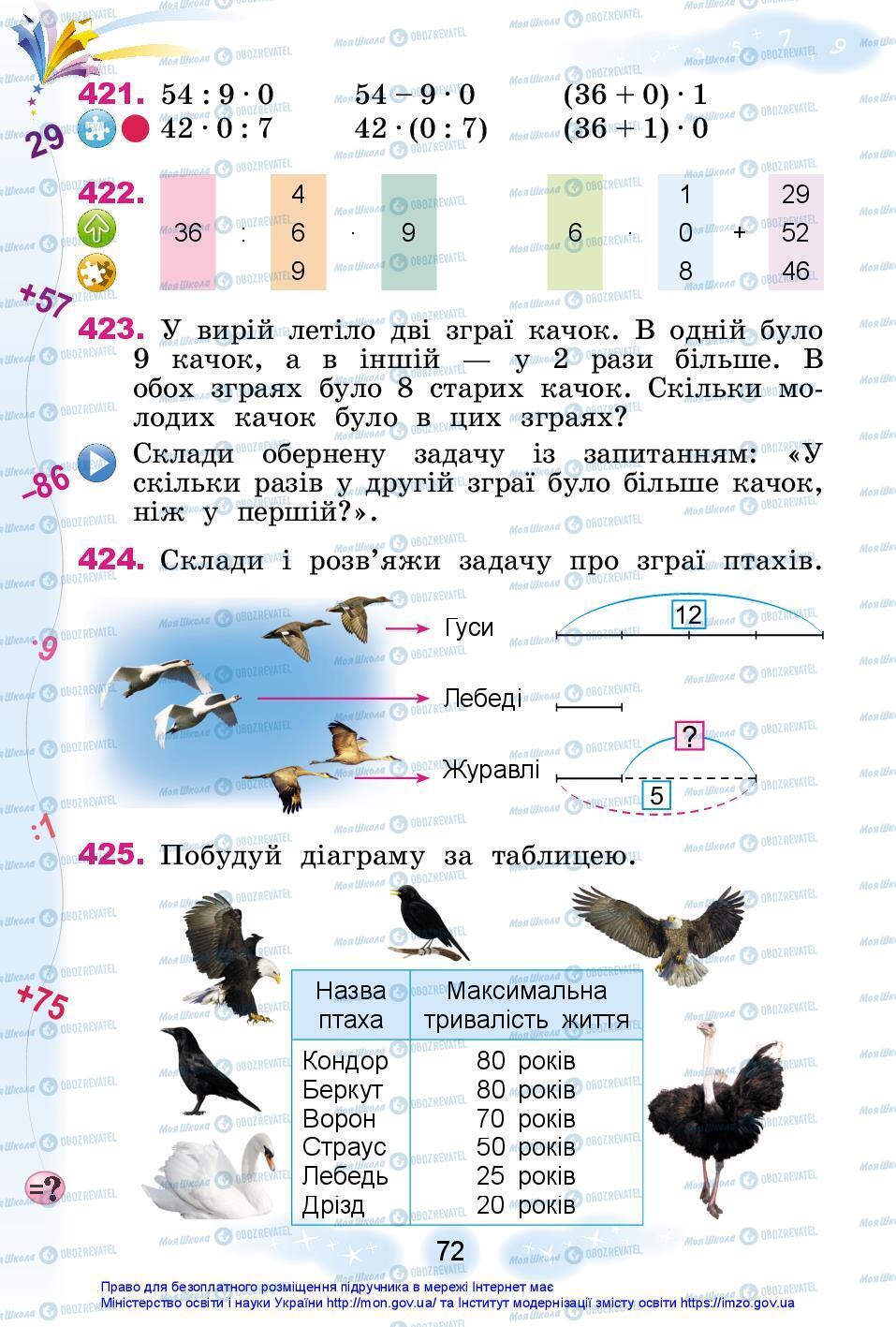 Учебники Математика 3 класс страница 72