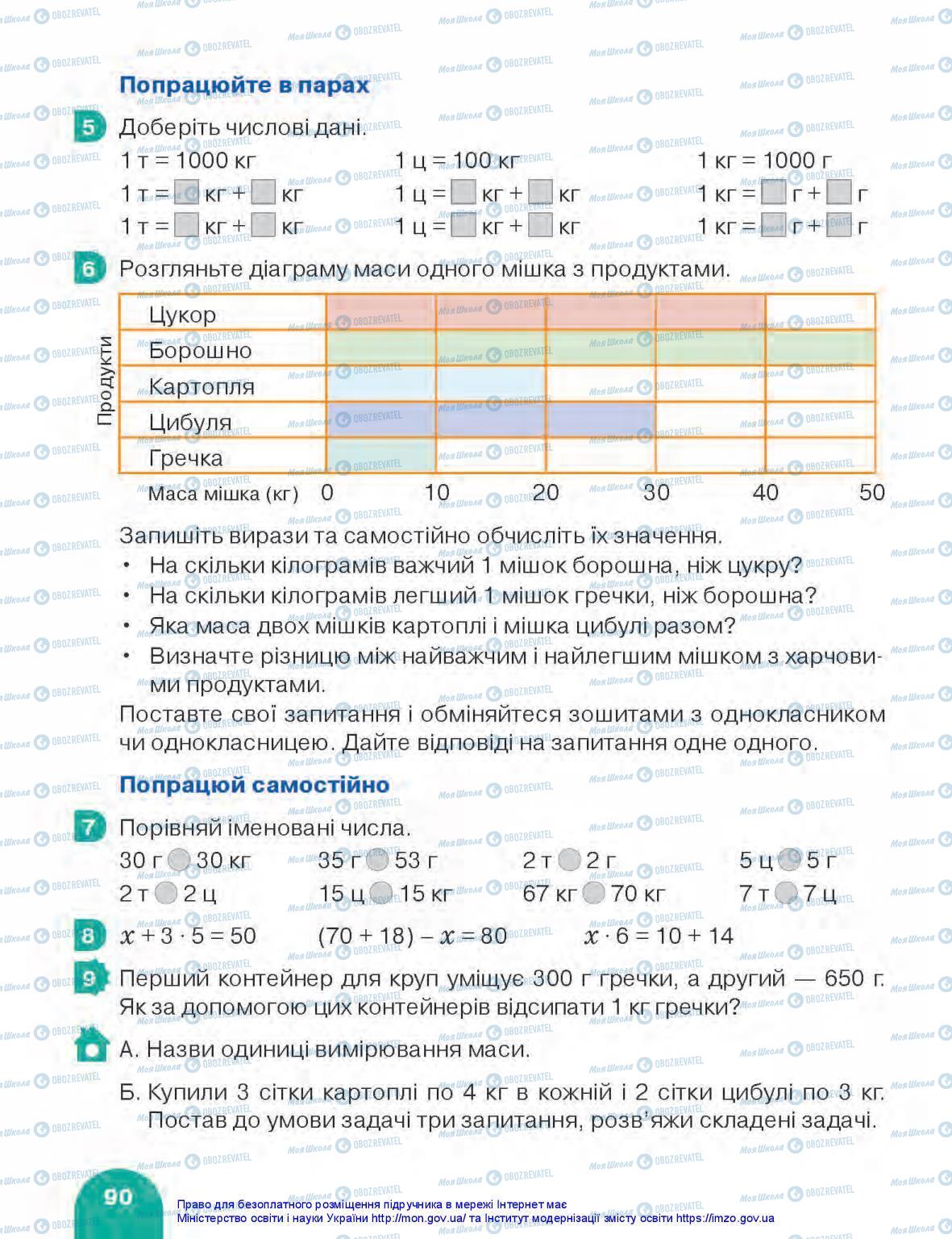 Підручники Математика 3 клас сторінка 90