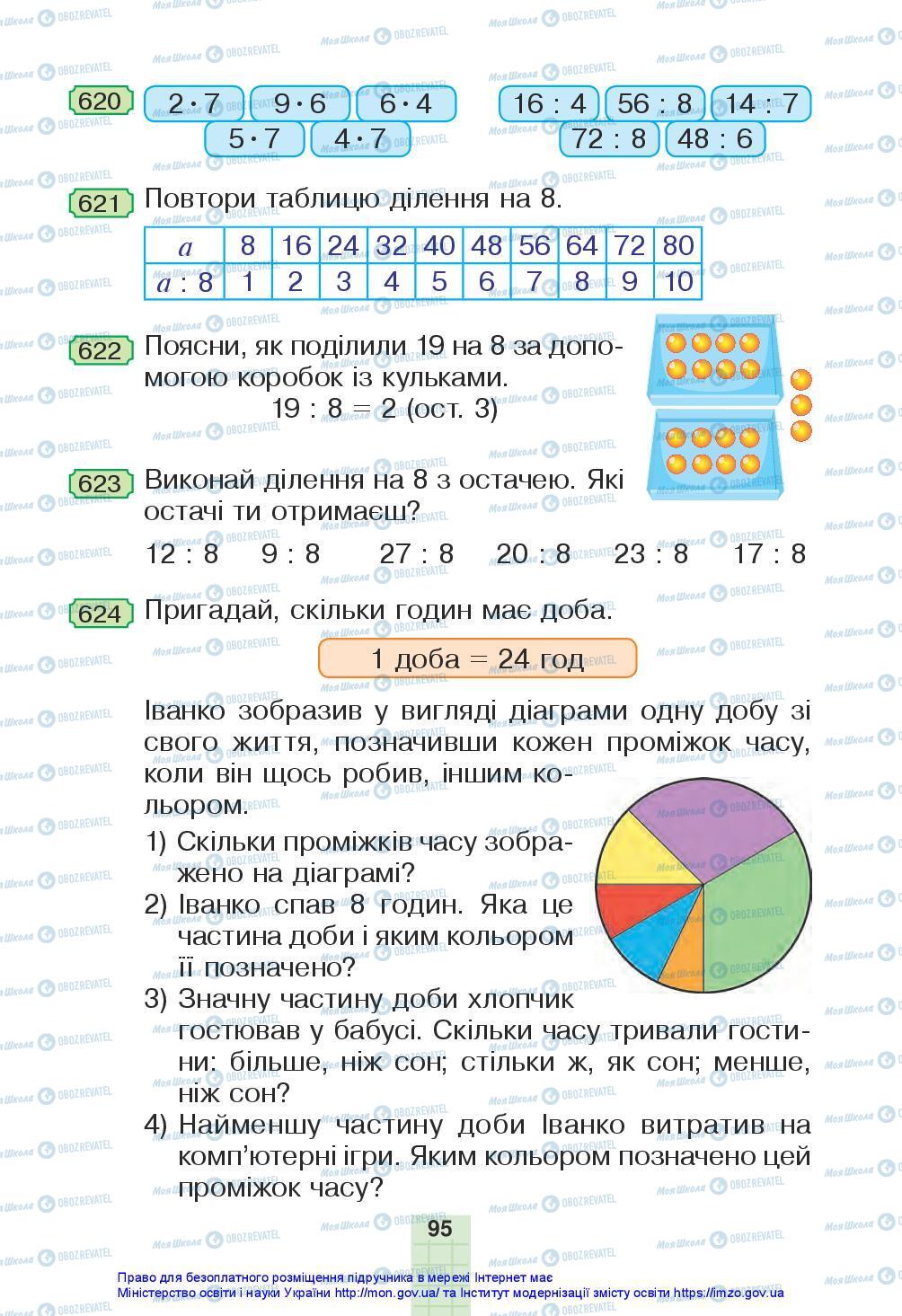 Підручники Математика 3 клас сторінка 95