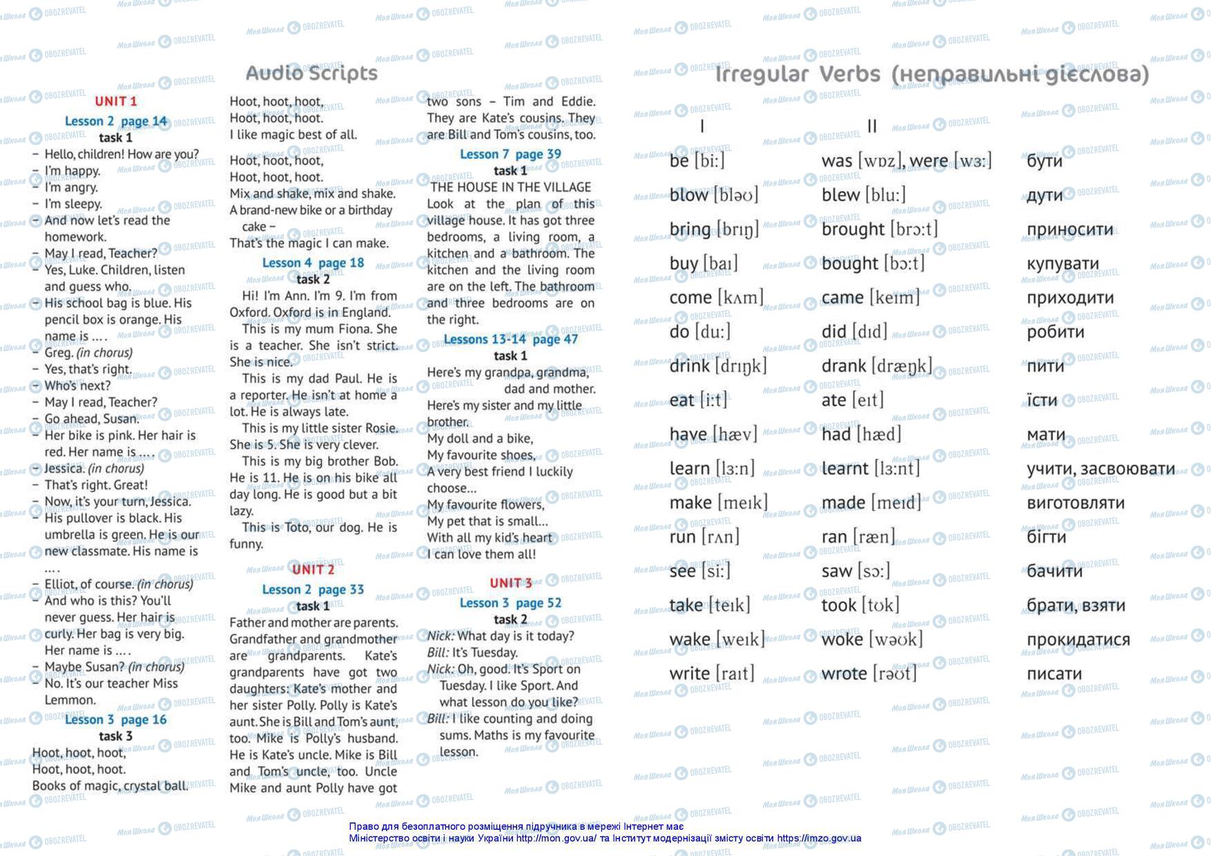 Підручники Англійська мова 3 клас сторінка 128