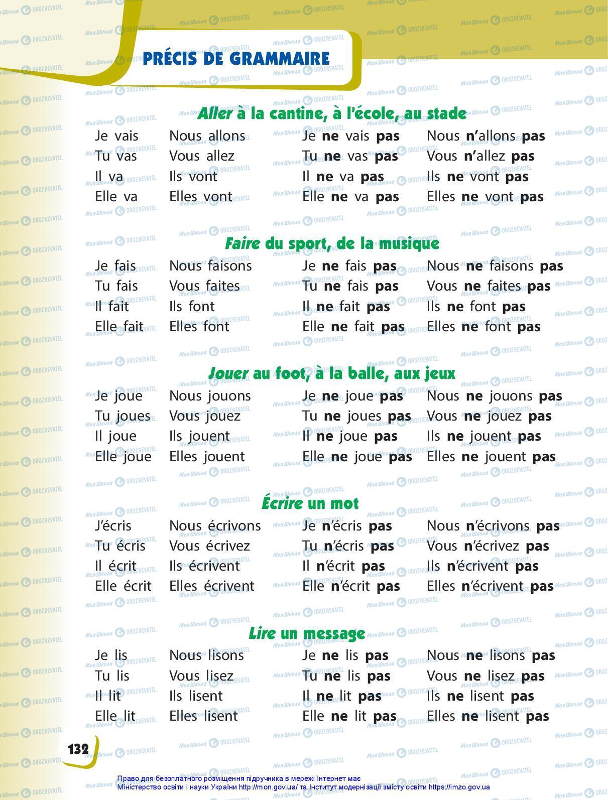 Підручники Французька мова 3 клас сторінка 132