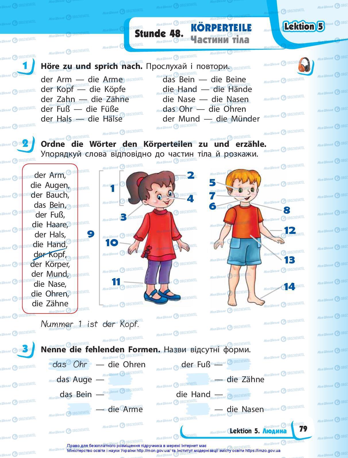 Учебники Немецкий язык 3 класс страница 79
