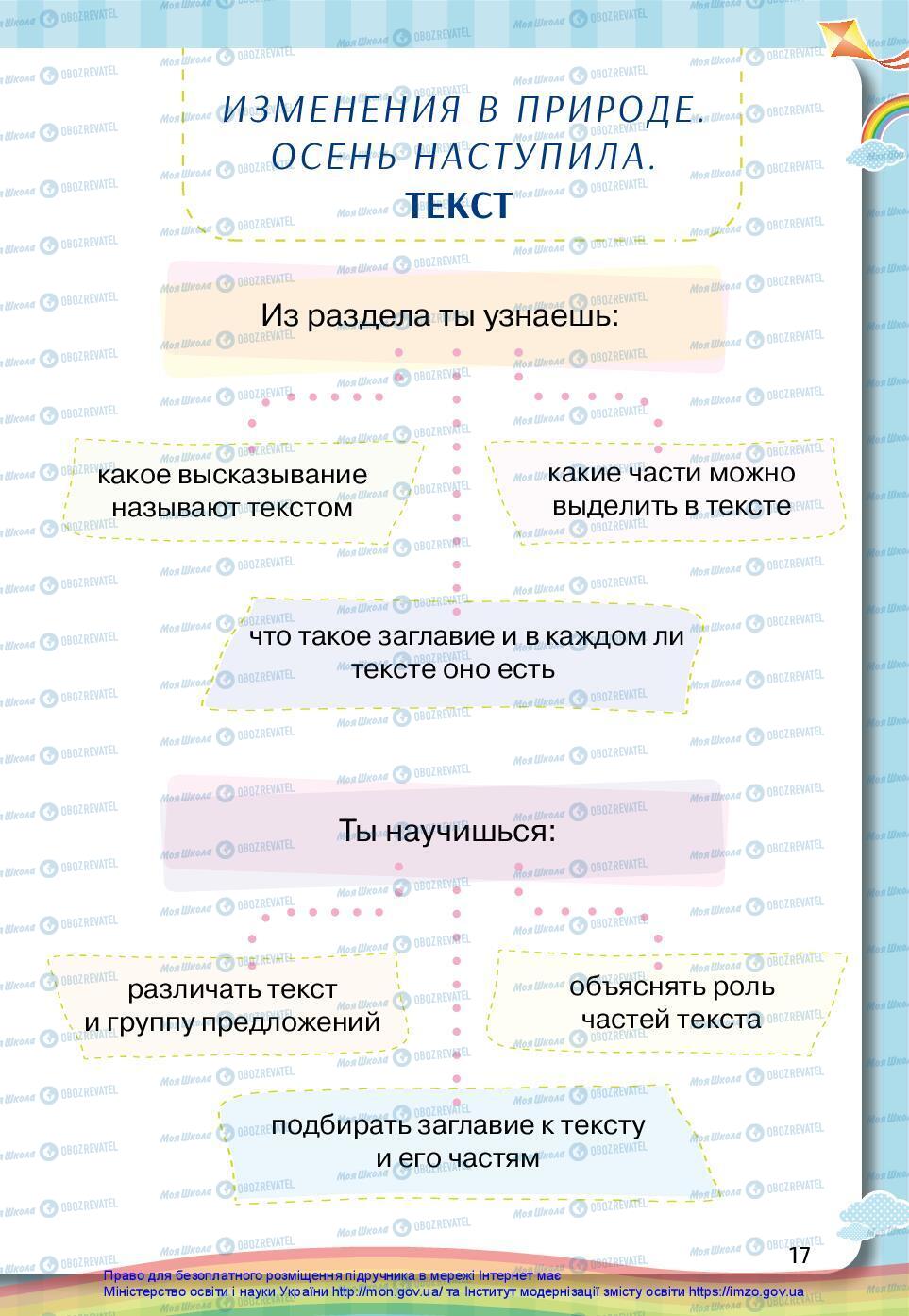 Підручники Російська мова 2 клас сторінка 17