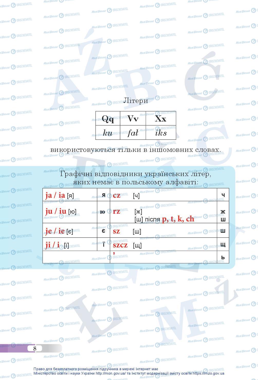 Учебники Польский язык 5 класс страница 8