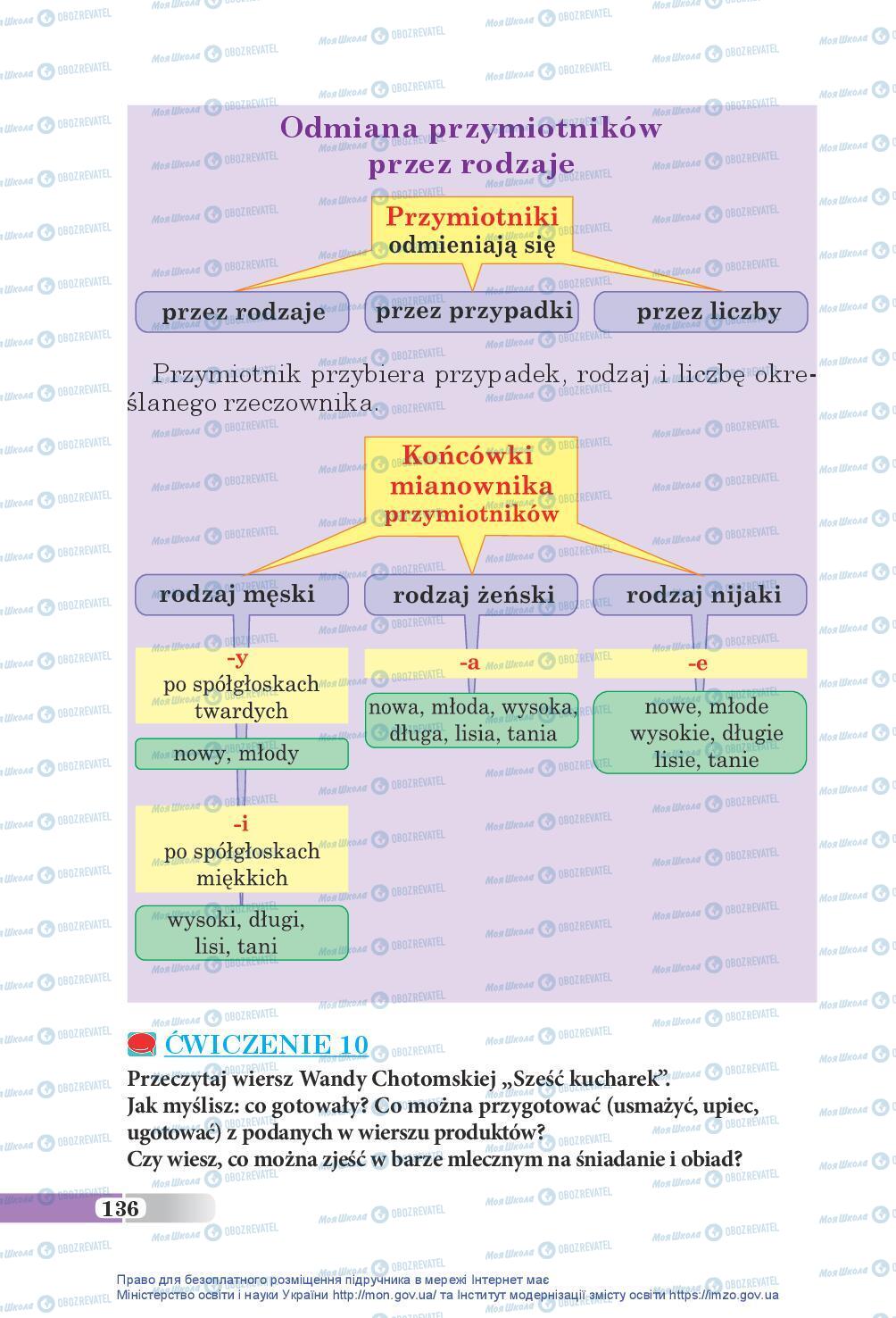 Учебники Польский язык 5 класс страница 136