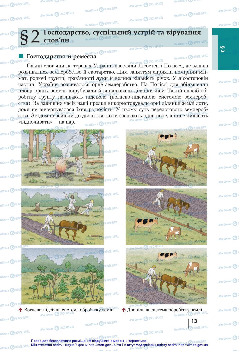 Підручники Історія України 7 клас сторінка 13