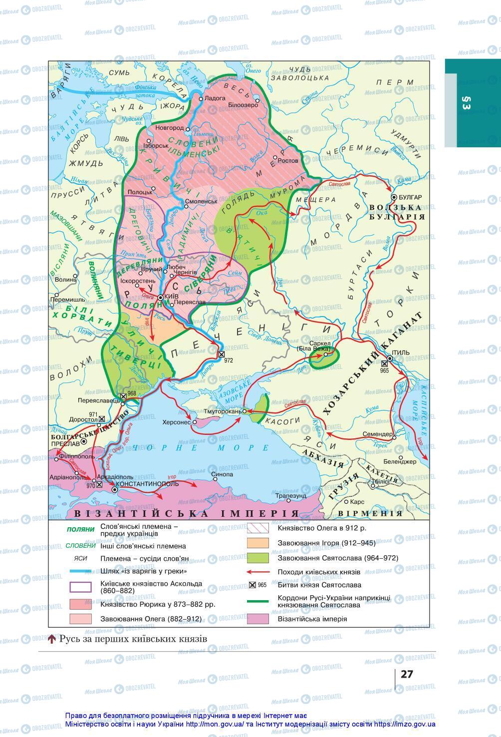 Підручники Історія України 7 клас сторінка 27