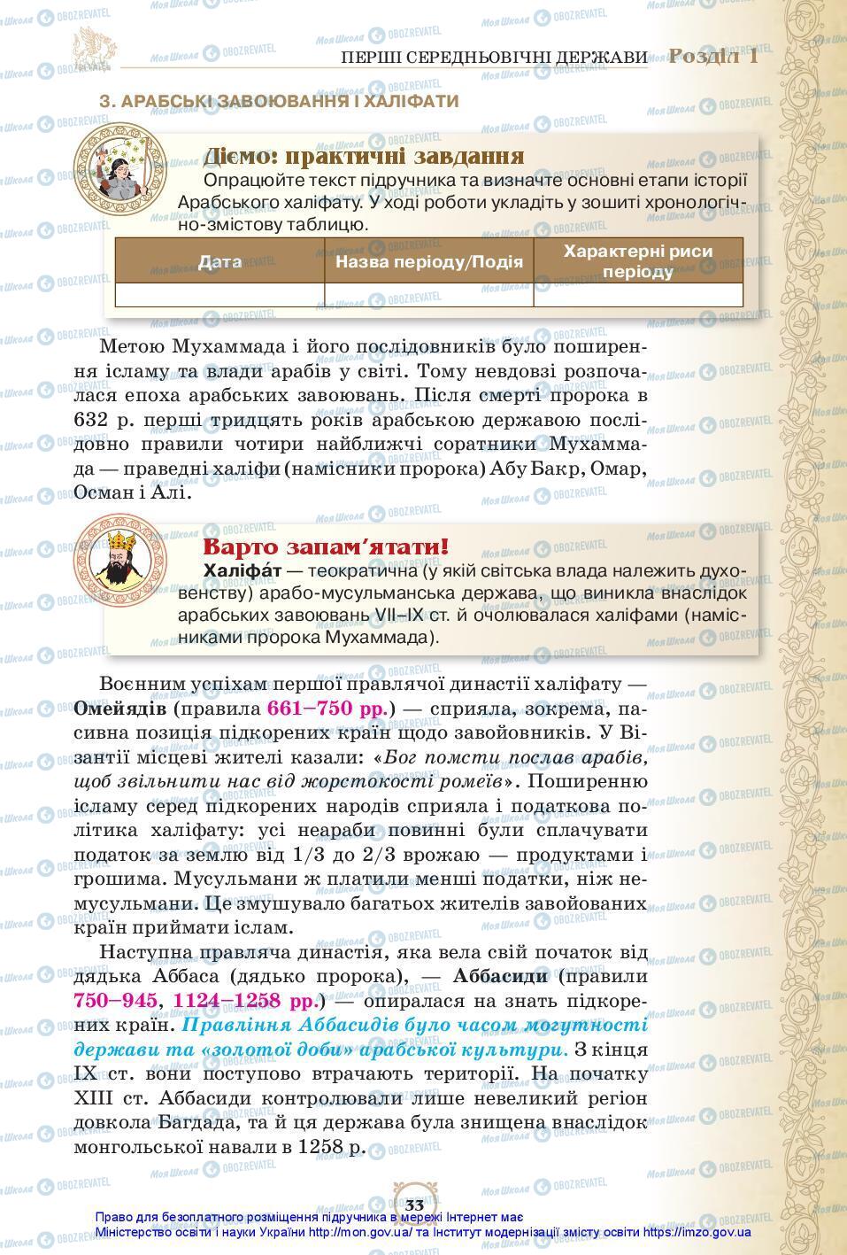 Учебники Всемирная история 7 класс страница 33