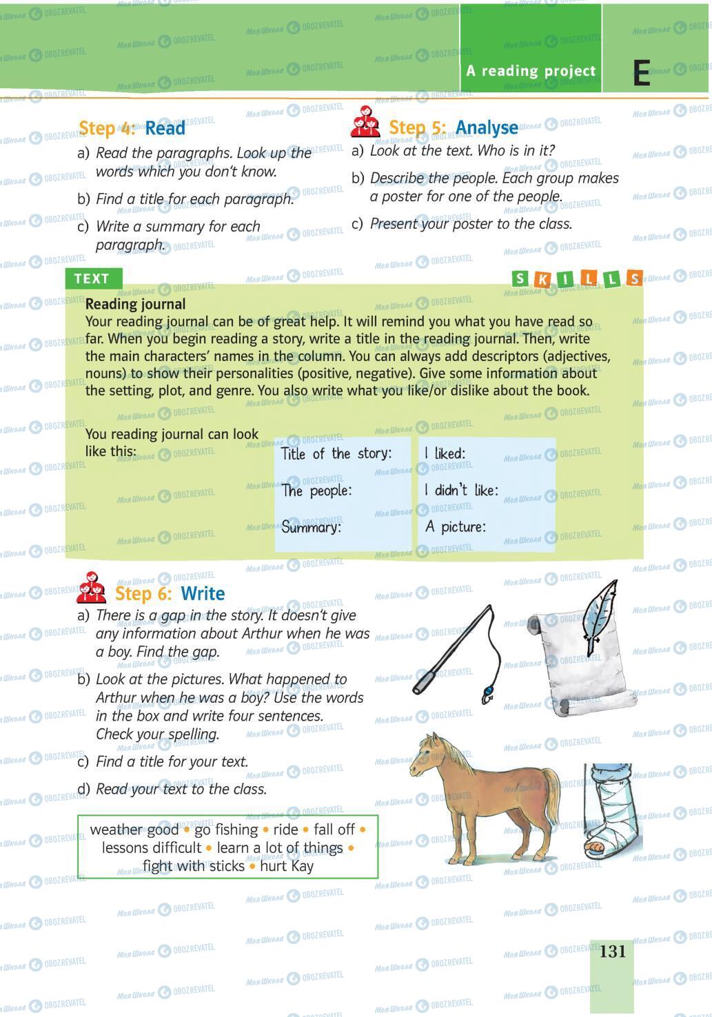Підручники Англійська мова 7 клас сторінка 131