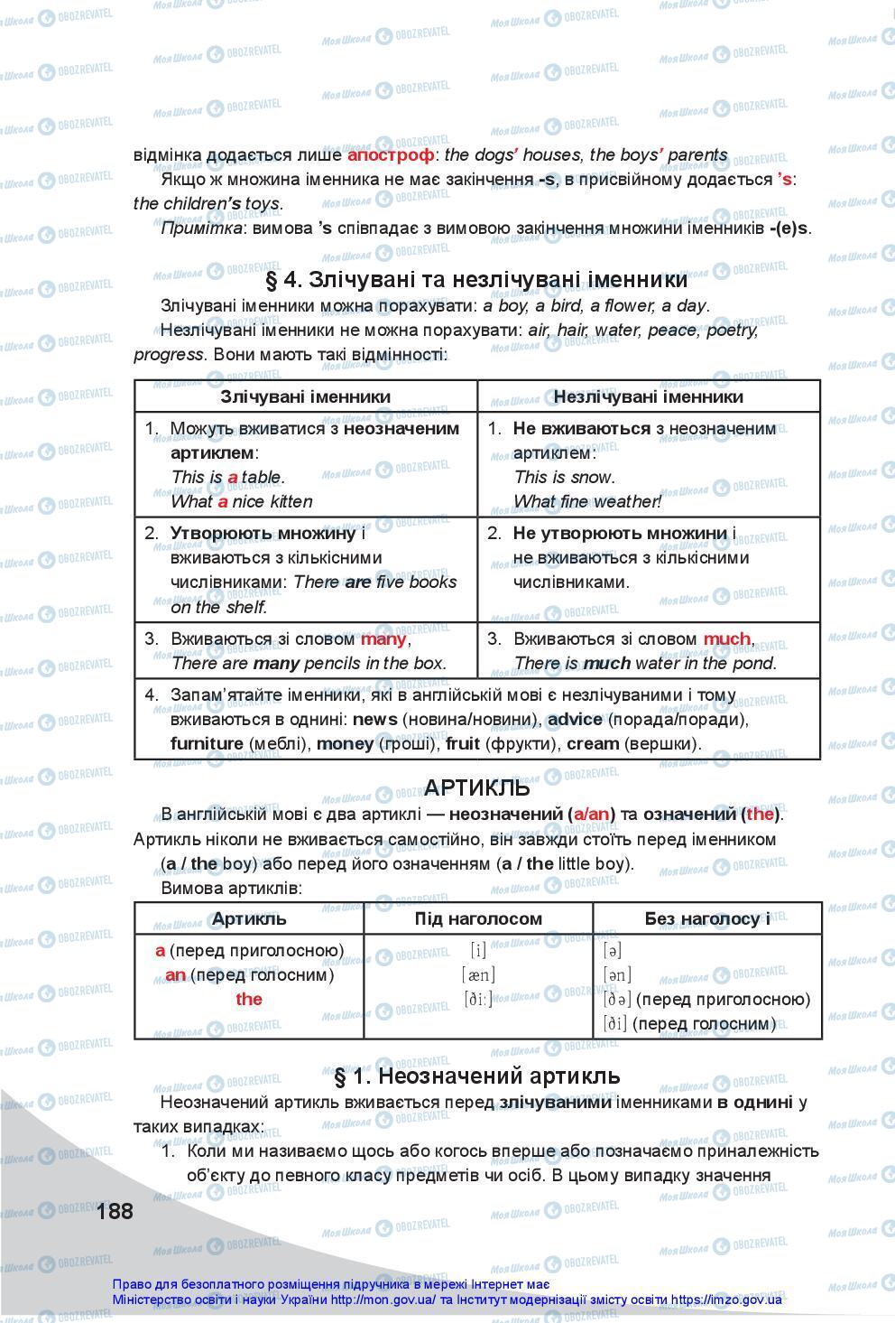 Учебники Английский язык 7 класс страница 188