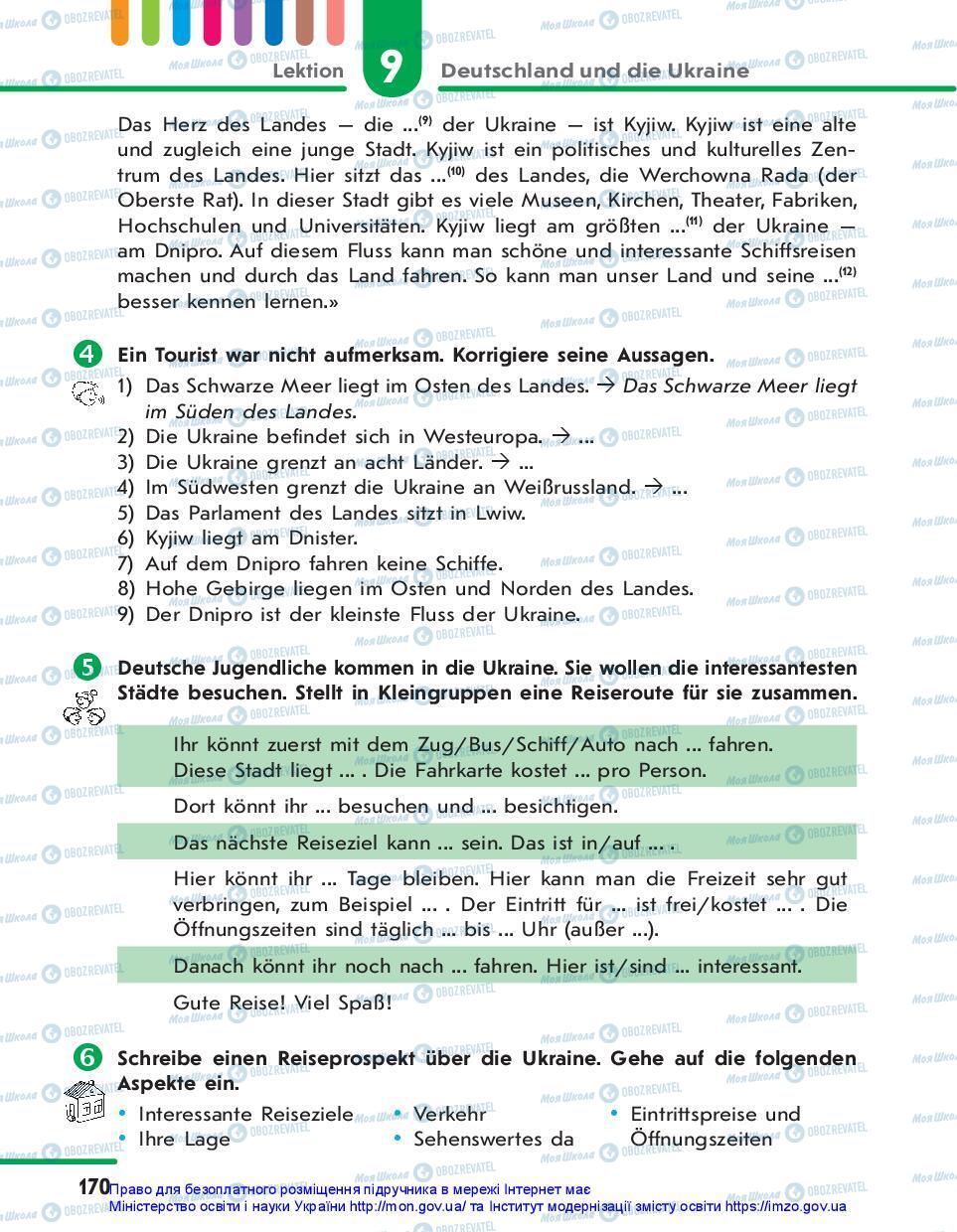 Учебники Немецкий язык 7 класс страница 170