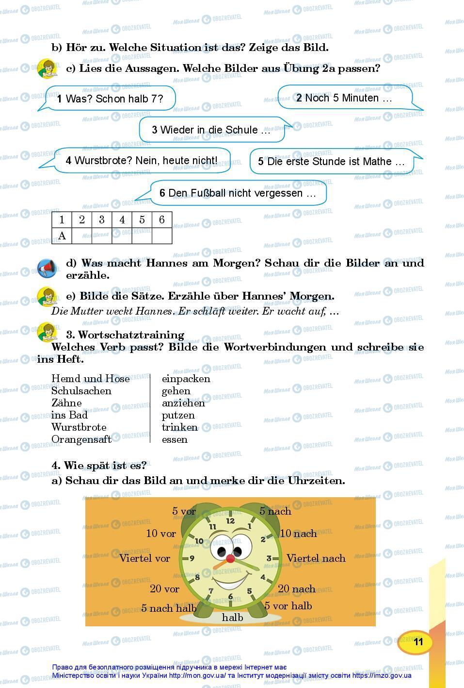 Учебники Немецкий язык 7 класс страница 11
