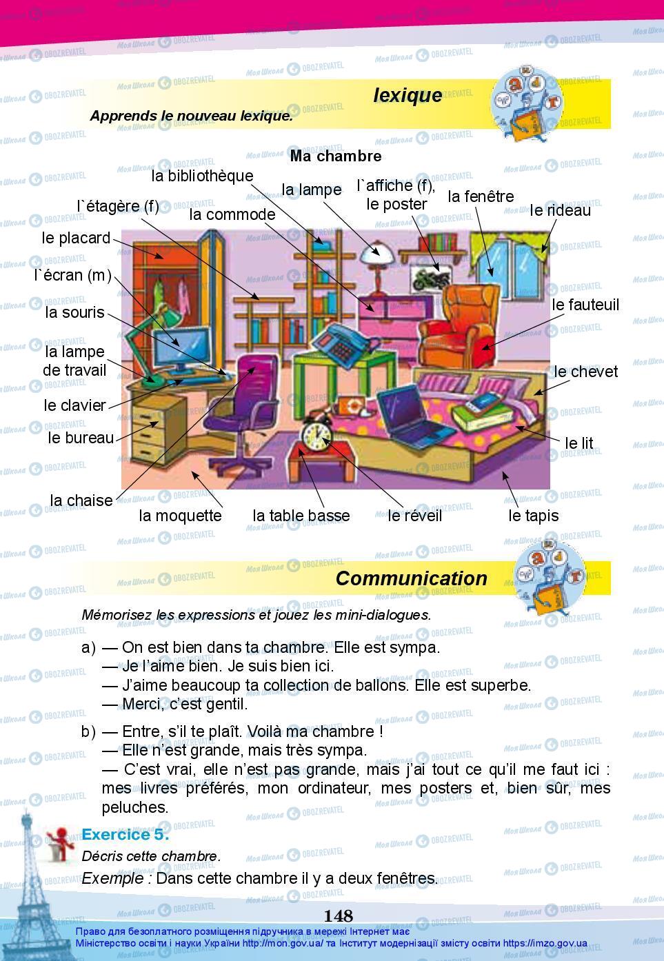 Учебники Французский язык 7 класс страница 148