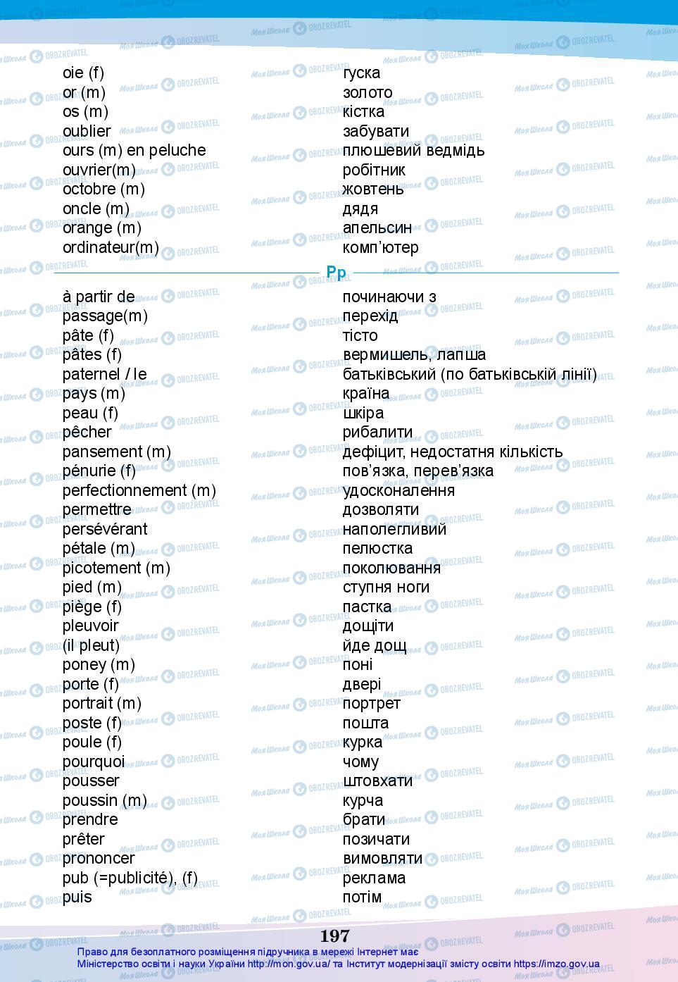 Учебники Французский язык 7 класс страница 197