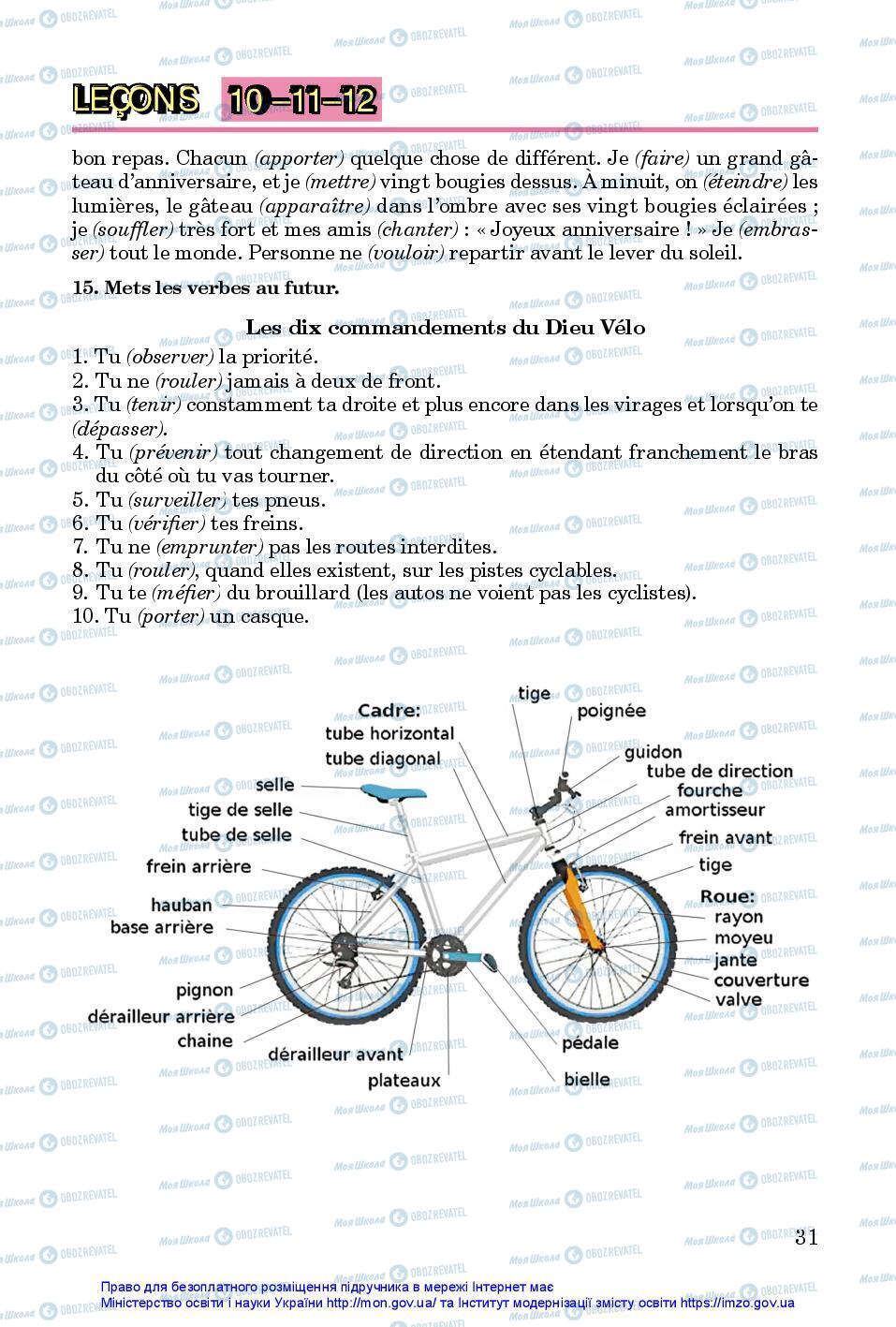Учебники Французский язык 7 класс страница 31