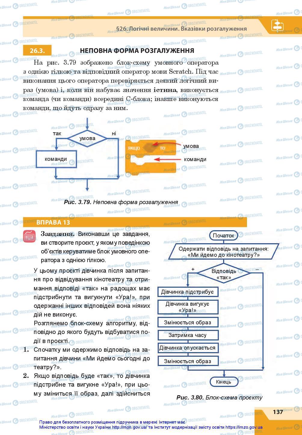 Підручники Інформатика 7 клас сторінка 137