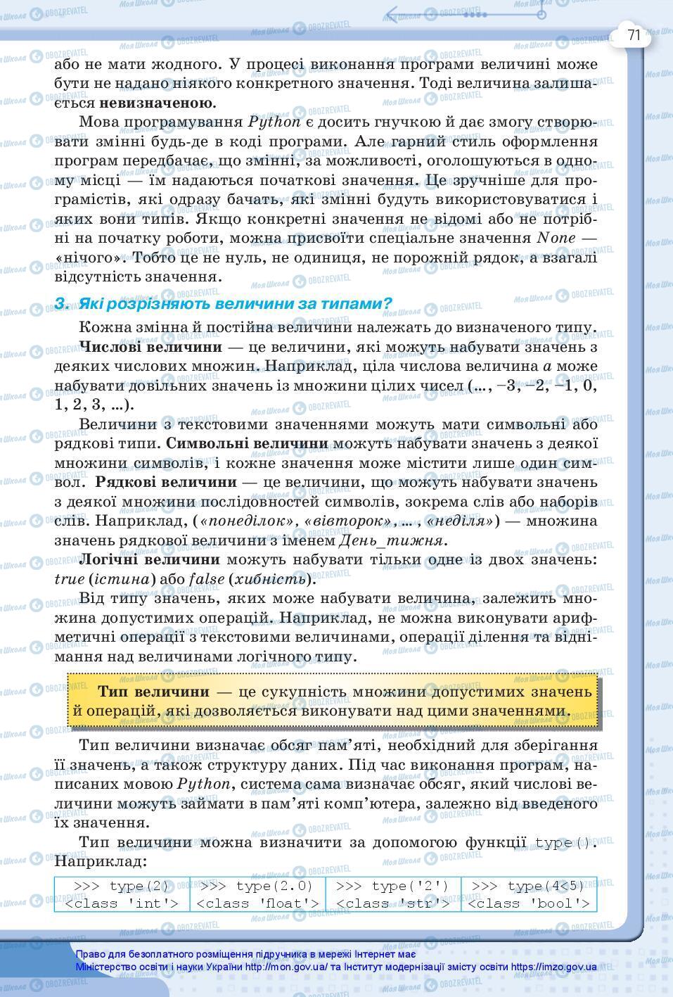 Підручники Інформатика 7 клас сторінка 71