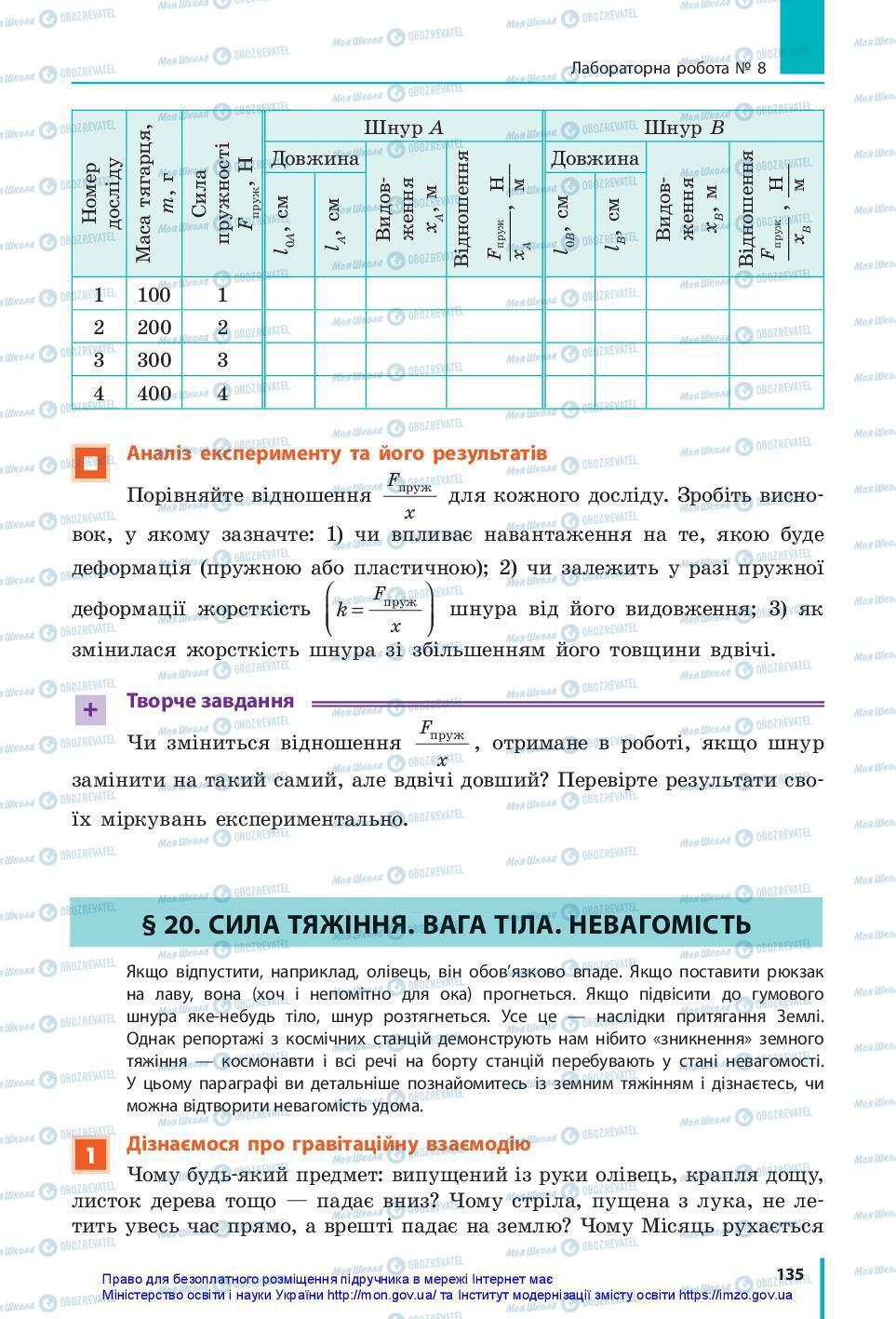 Учебники Физика 7 класс страница 135