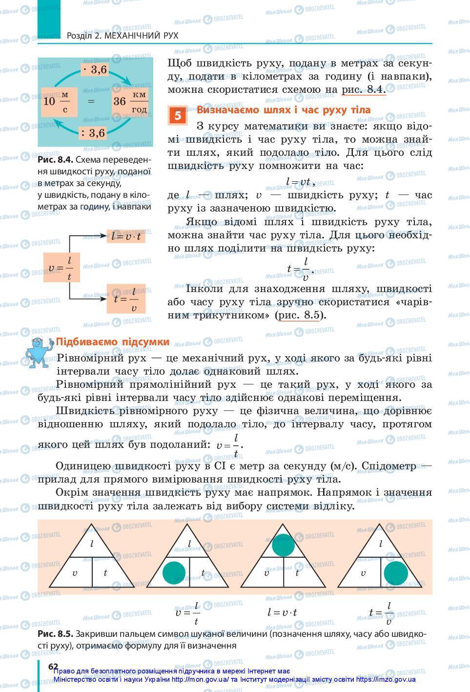 Учебники Физика 7 класс страница 62
