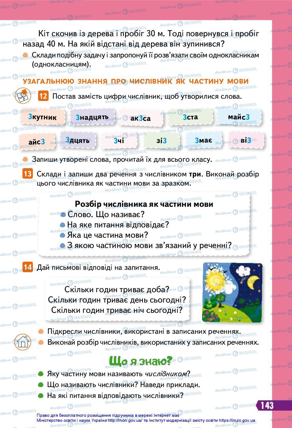 Підручники Українська мова 3 клас сторінка 143