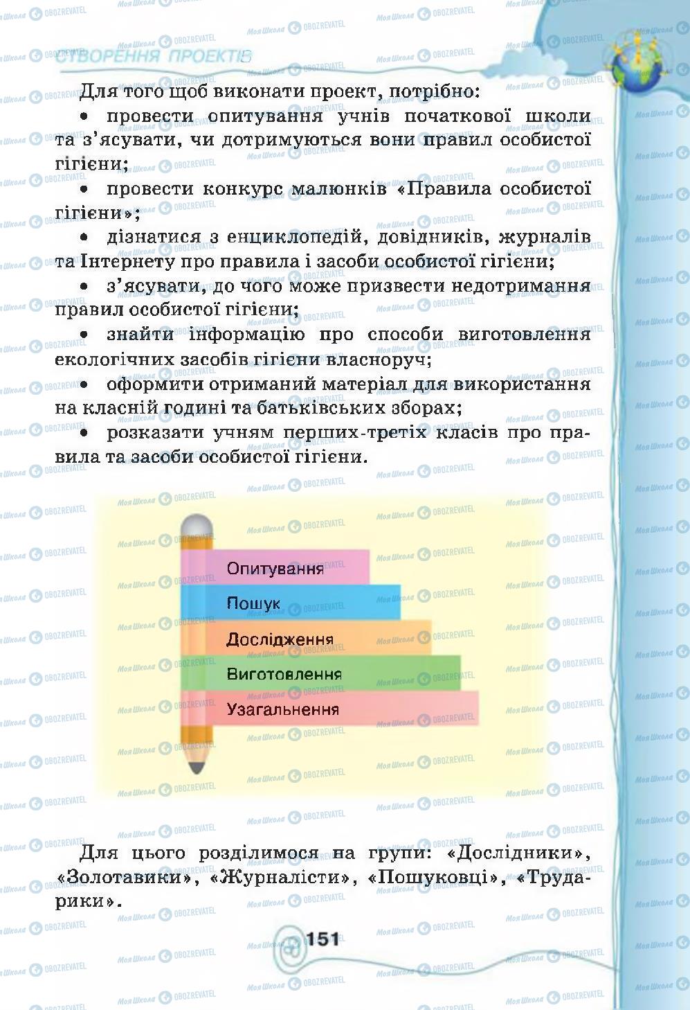 Підручники Інформатика 4 клас сторінка 151