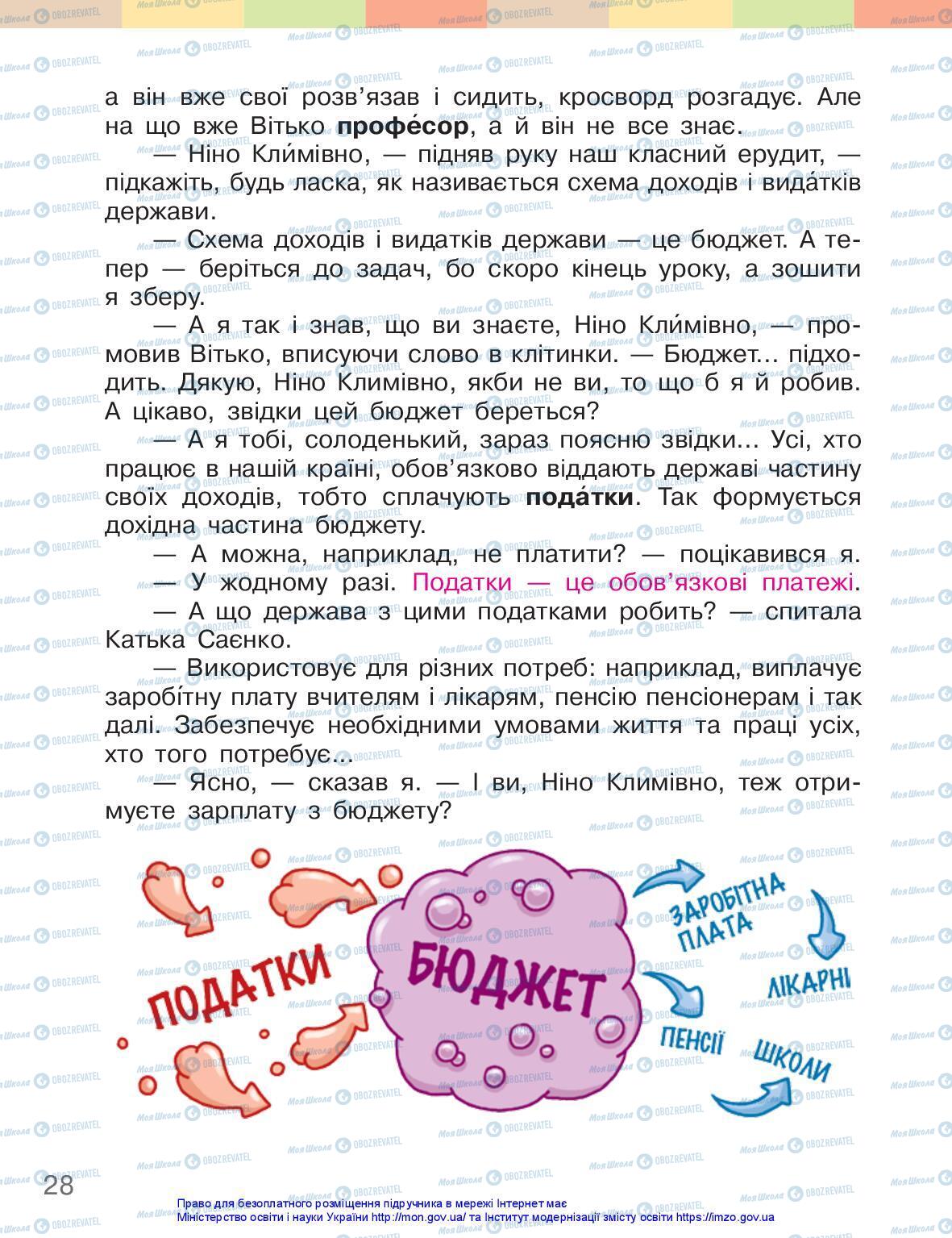 Підручники Українська мова 3 клас сторінка 28