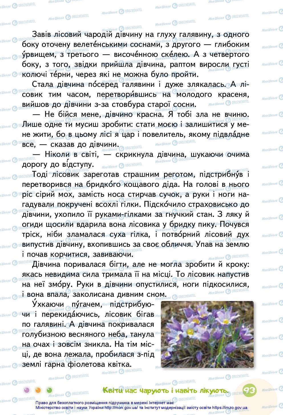 Підручники Українська мова 3 клас сторінка 93