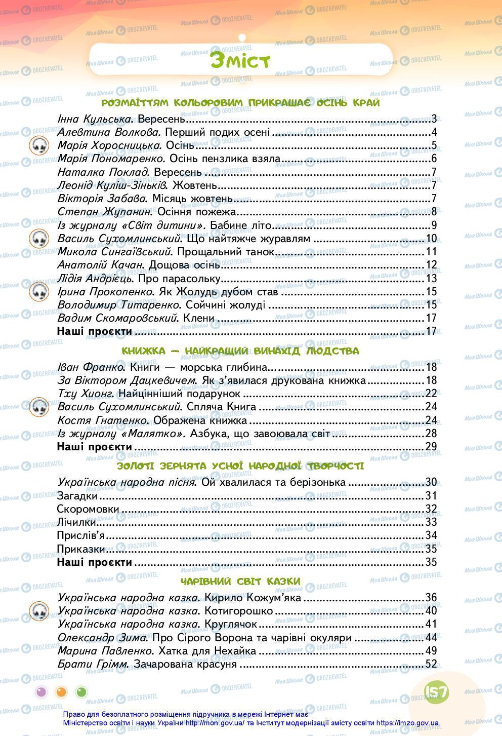 Підручники Українська мова 3 клас сторінка 157