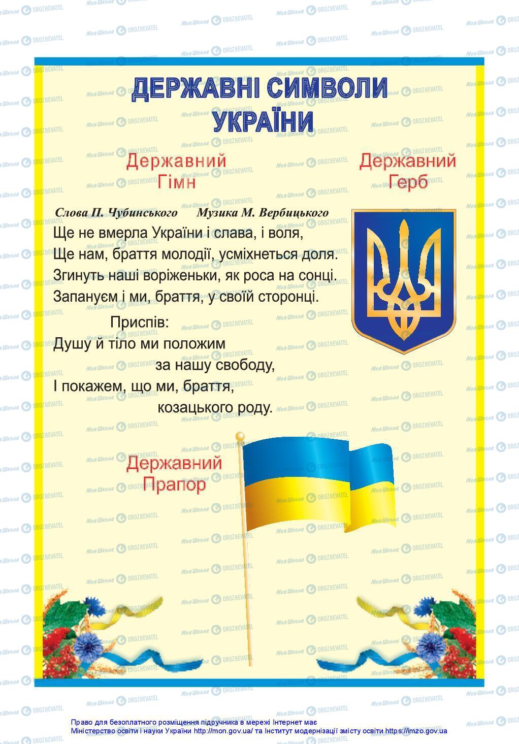 Учебники Укр мова 3 класс страница 1