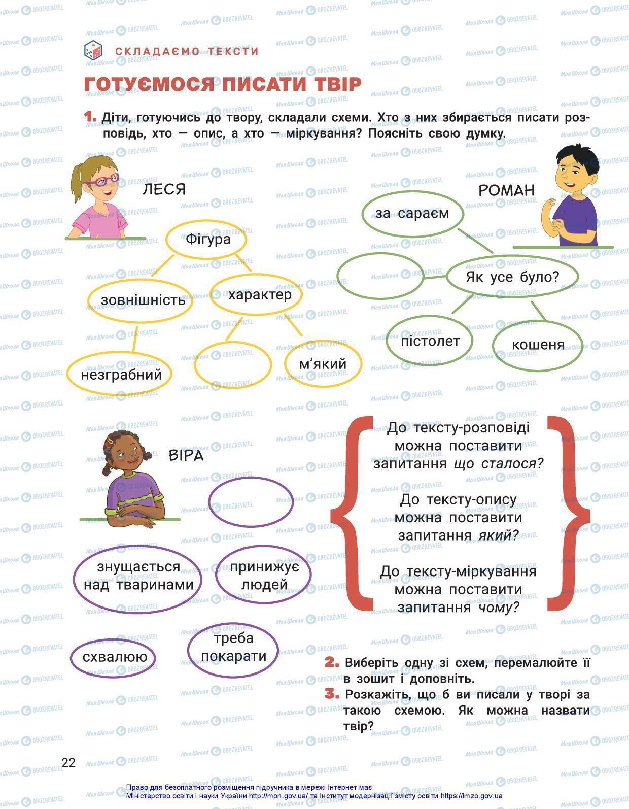 Підручники Українська мова 3 клас сторінка 22