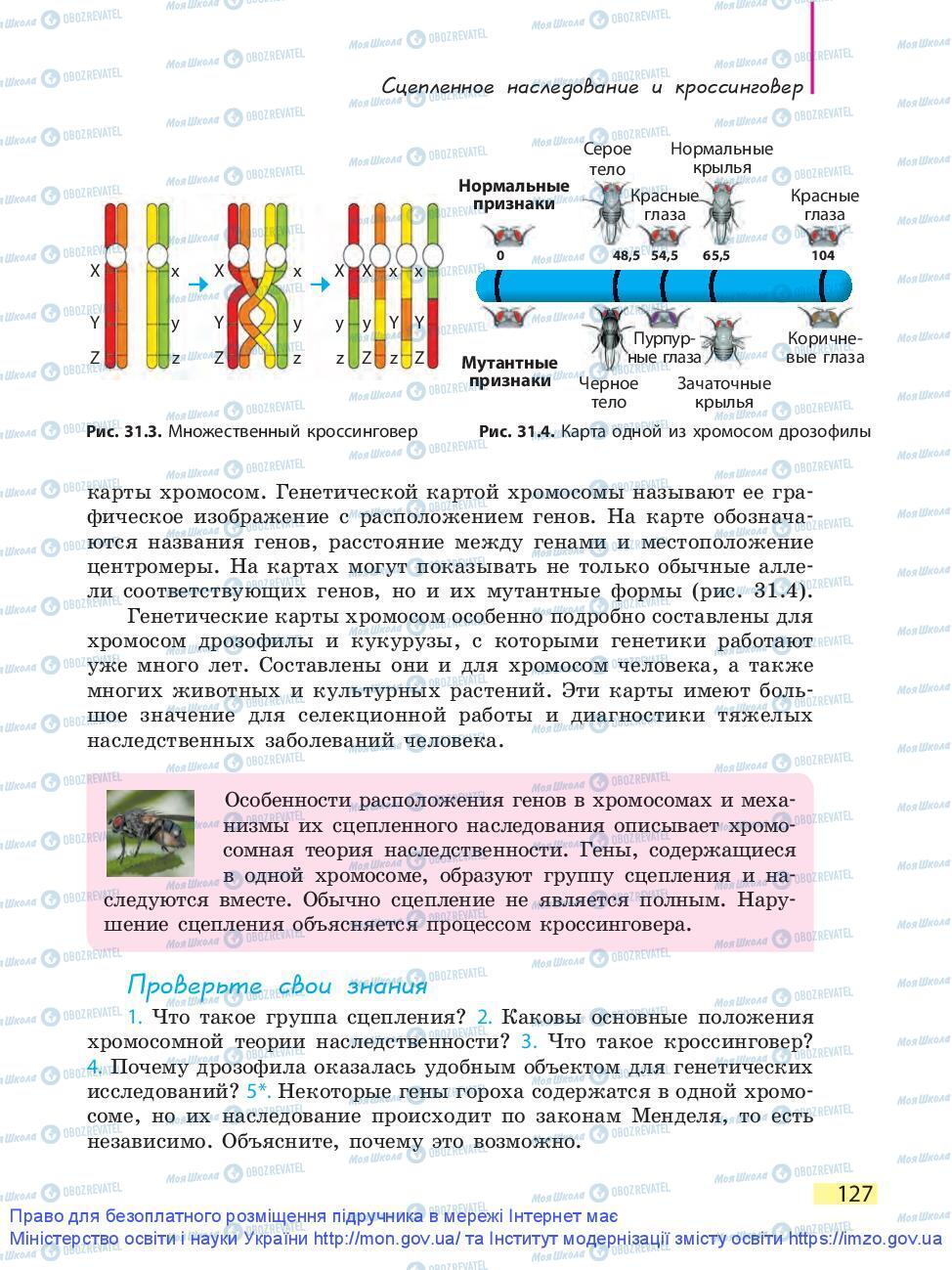 Підручники Біологія 9 клас сторінка 127
