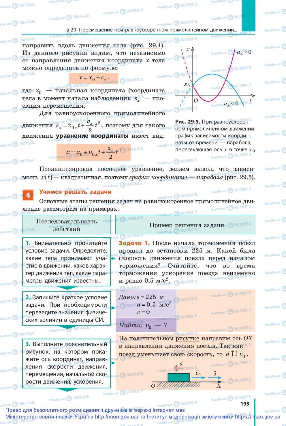 Учебники Физика 9 класс страница 195