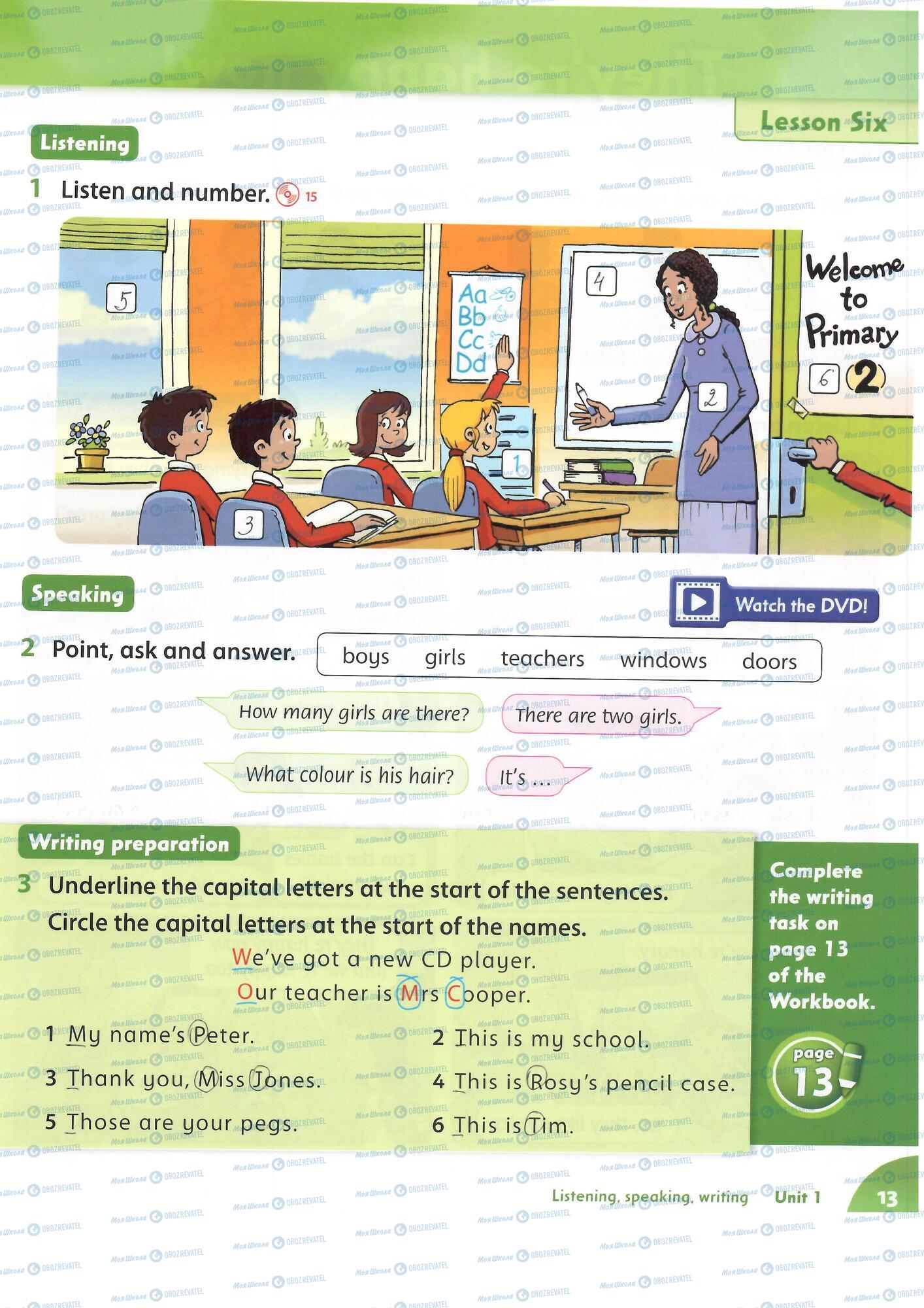 ГДЗ Английский язык 2 класс страница 13