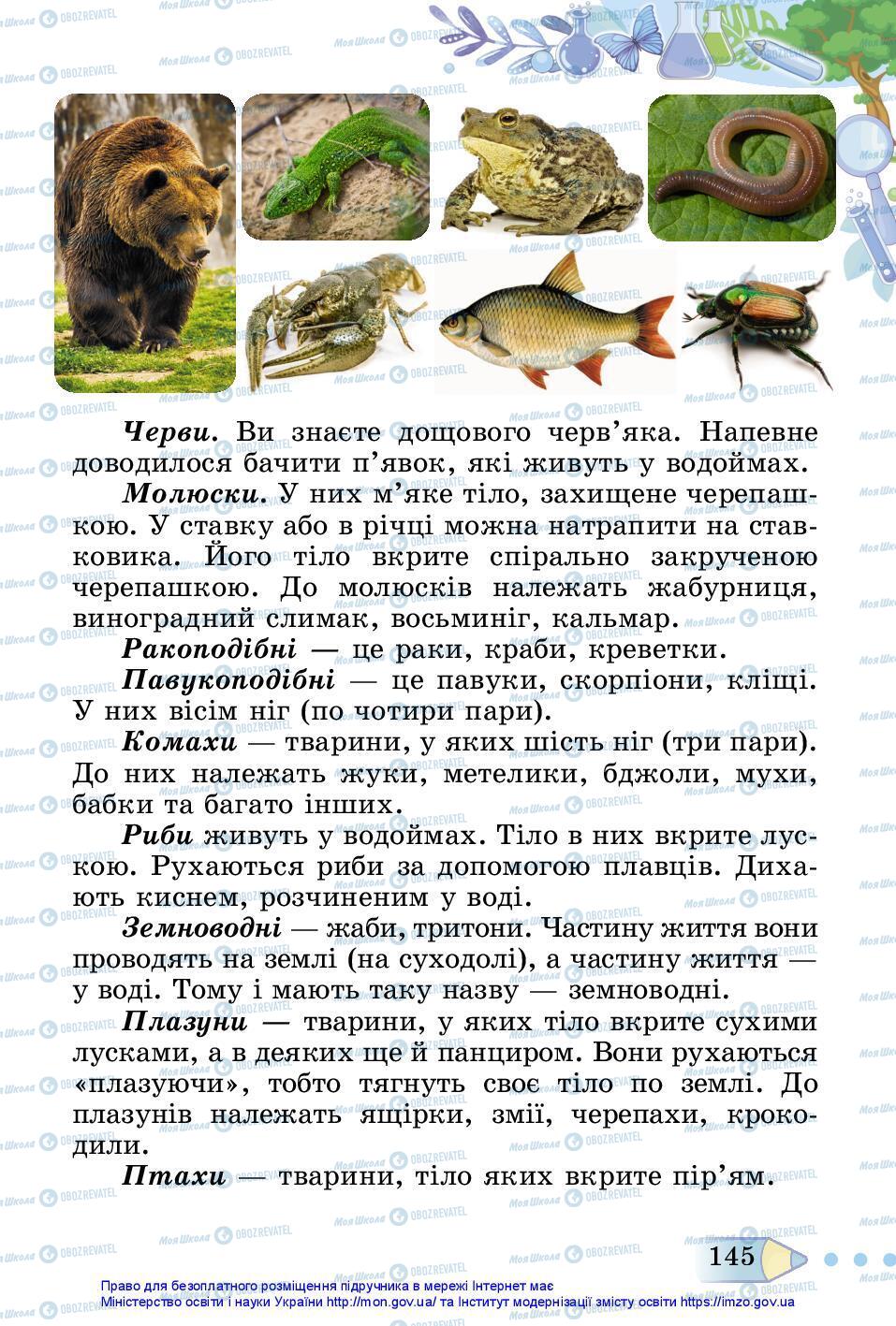 Підручники Я досліджую світ 3 клас сторінка 145