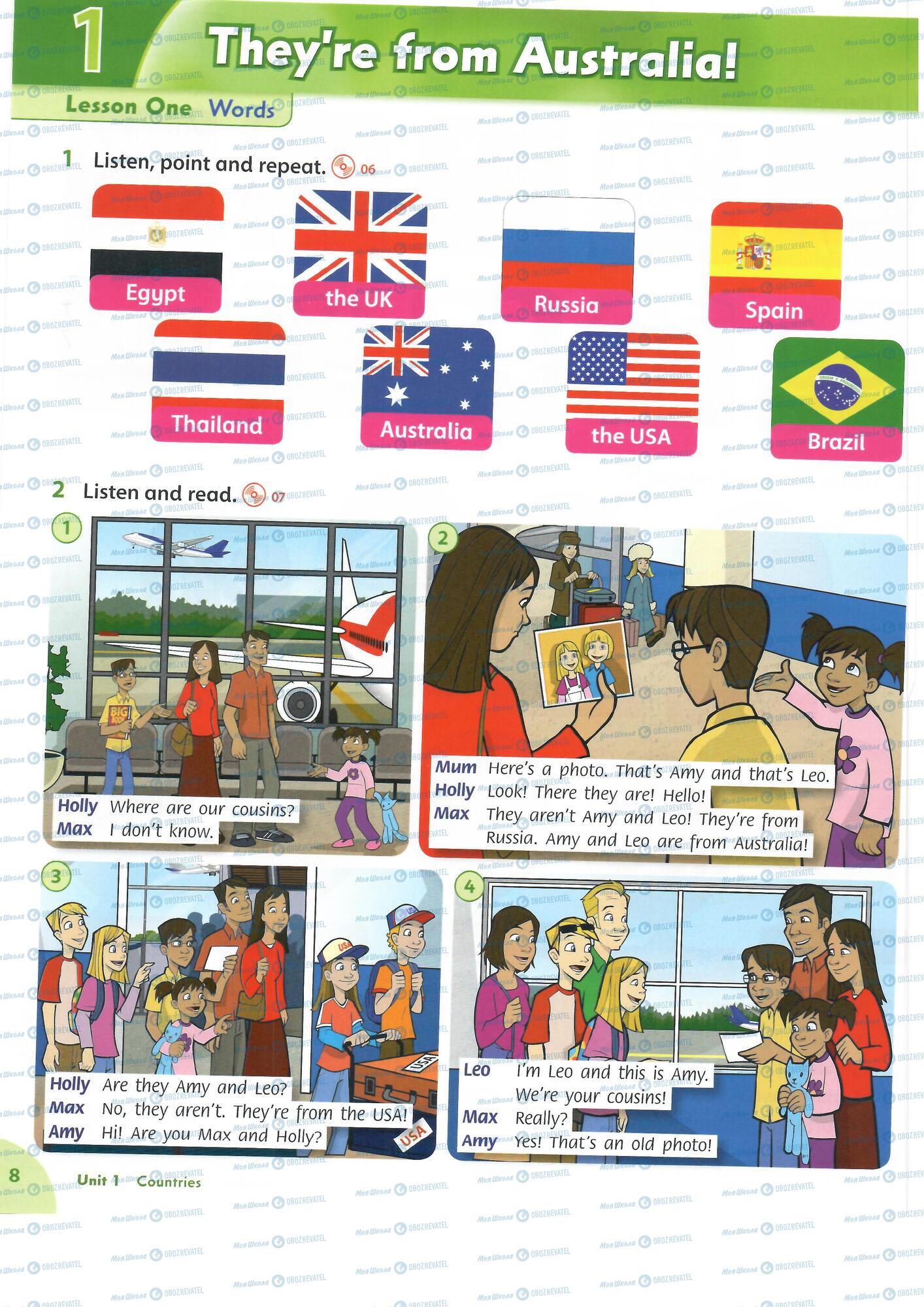 ГДЗ Английский язык 3 класс страница 8