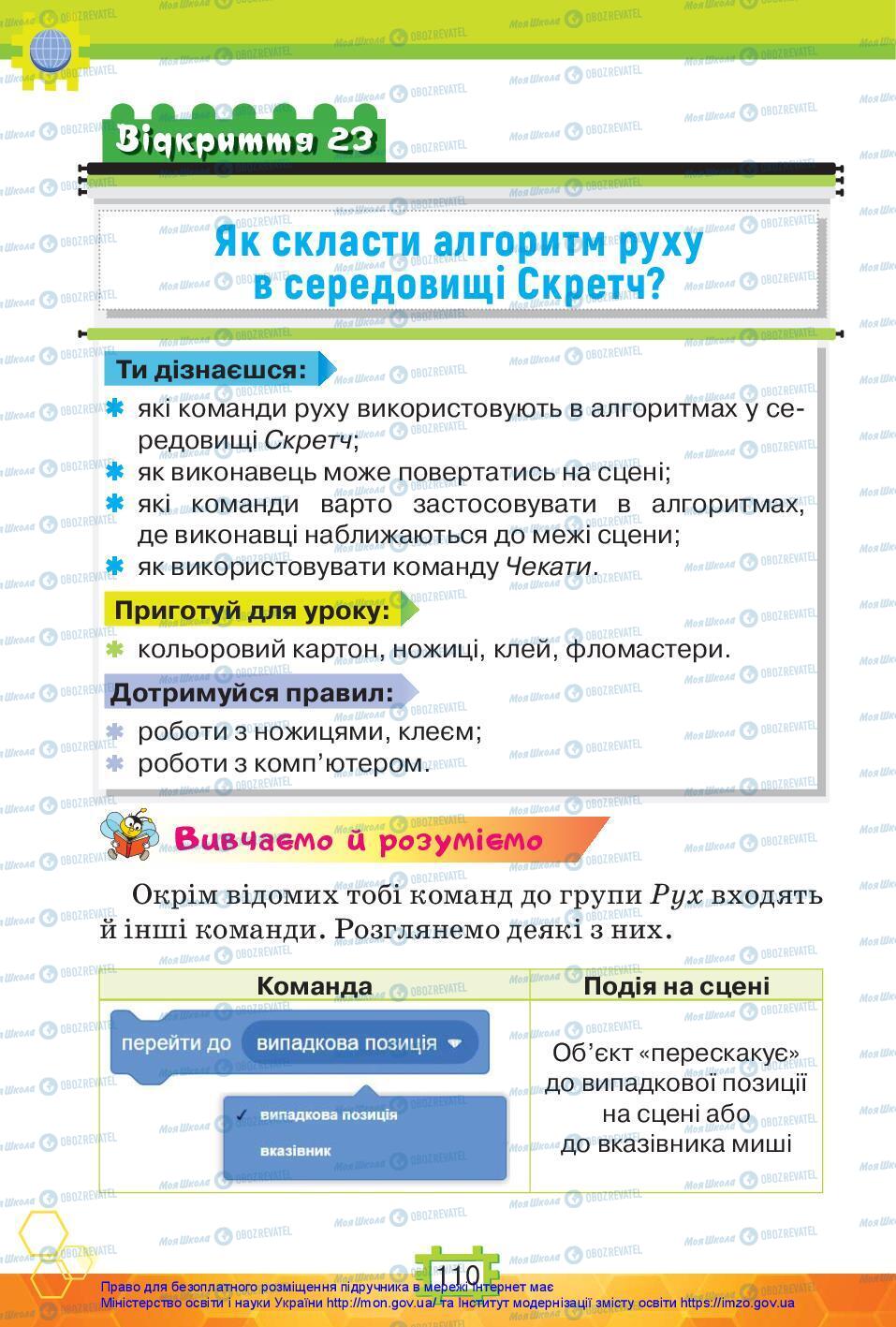 Підручники Я досліджую світ 3 клас сторінка 110