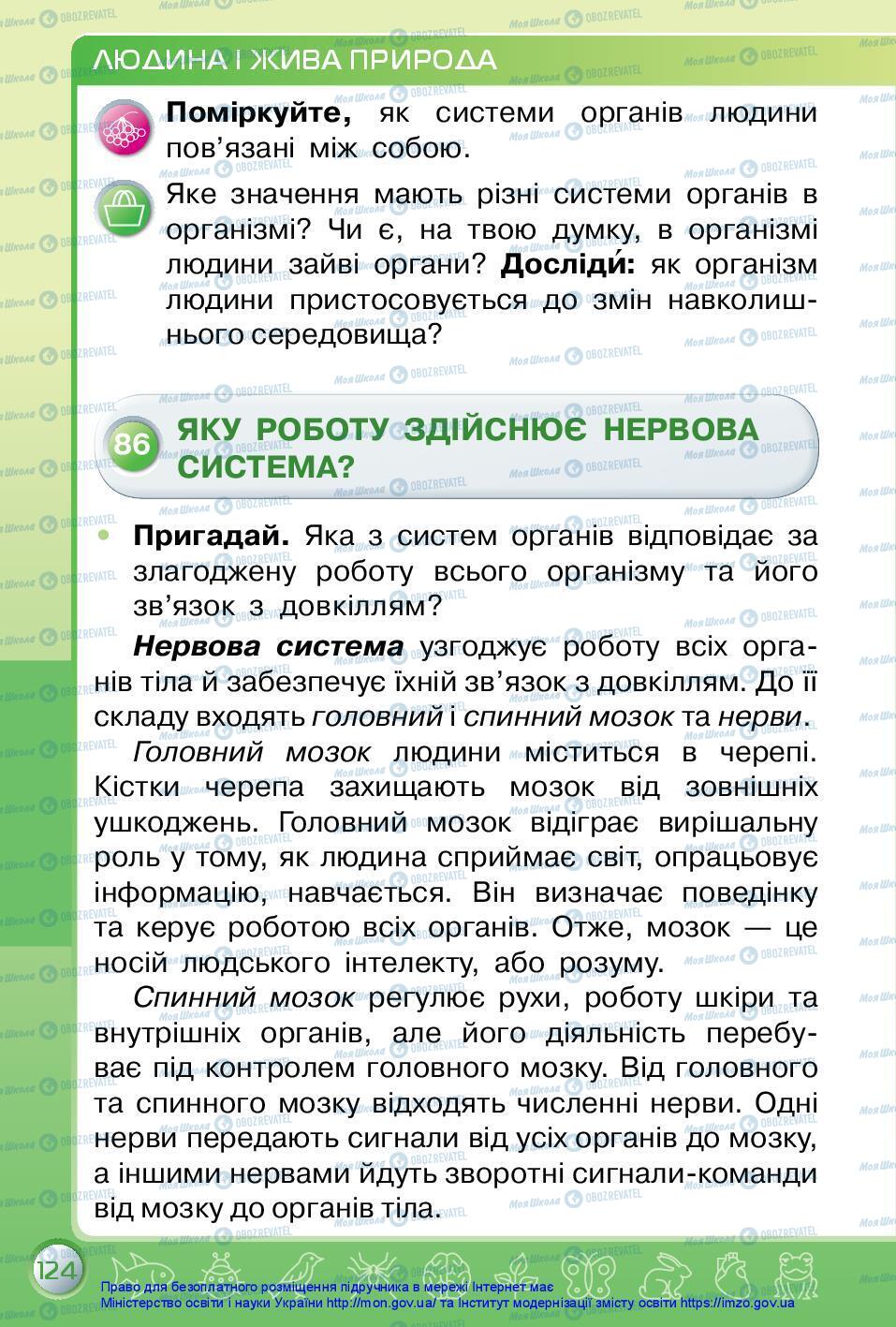 Підручники Я досліджую світ 3 клас сторінка 124