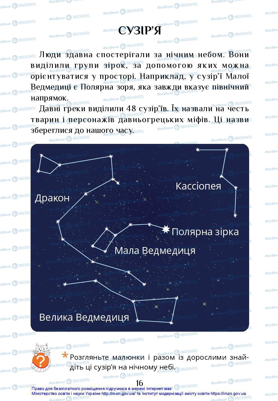 Підручники Я досліджую світ 3 клас сторінка 16