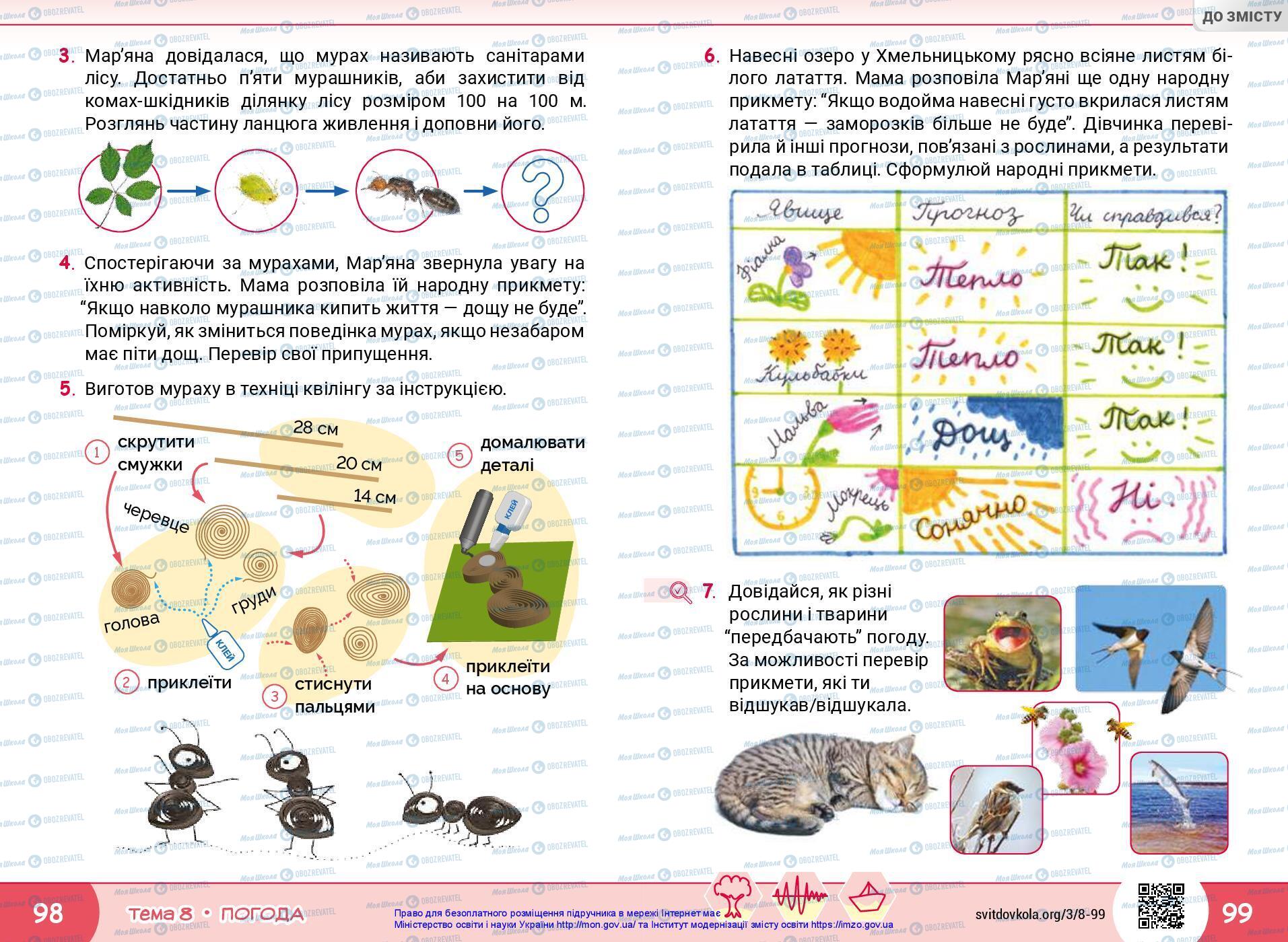 Учебники ЯДС (исследую мир) 3 класс страница 98-99