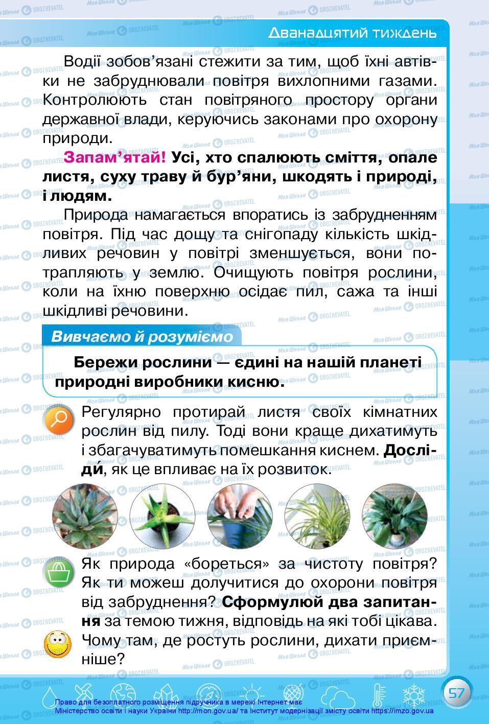 Підручники Я досліджую світ 3 клас сторінка 57