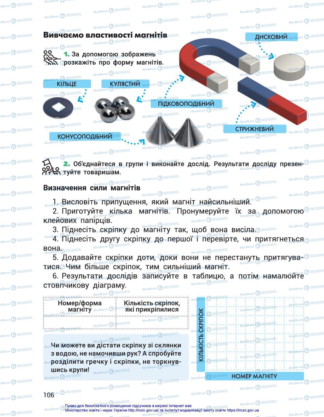 Підручники Я досліджую світ 3 клас сторінка 106