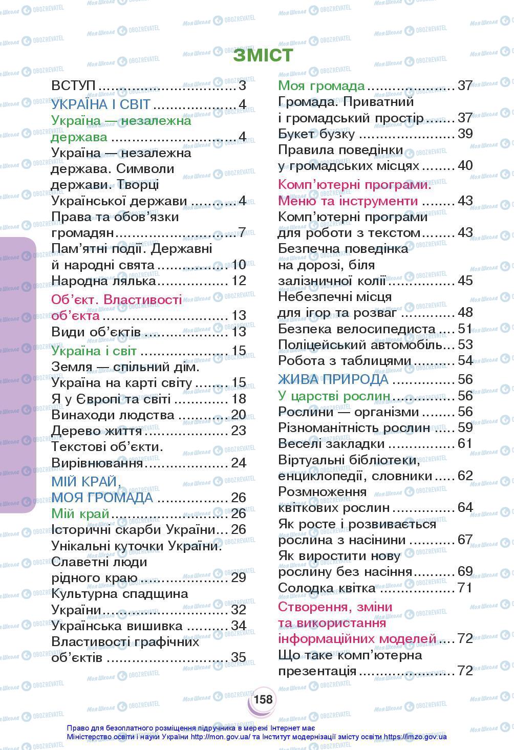 Підручники Я досліджую світ 3 клас сторінка 158