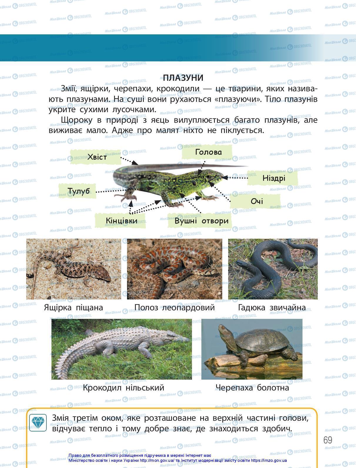 Підручники Я досліджую світ 3 клас сторінка 69