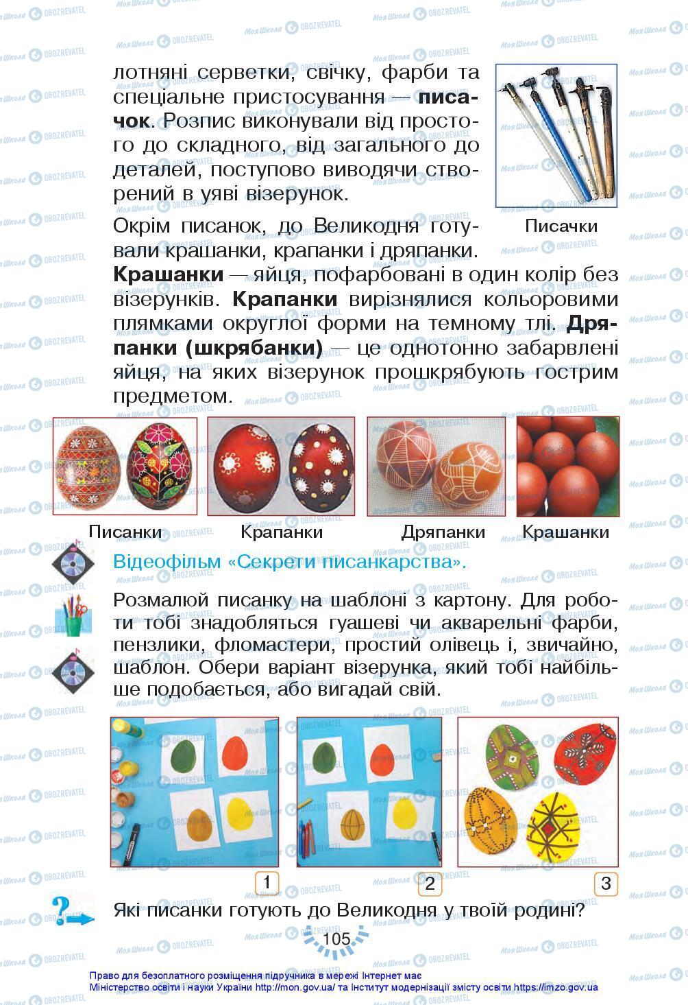 Підручники Мистецтво 3 клас сторінка 105